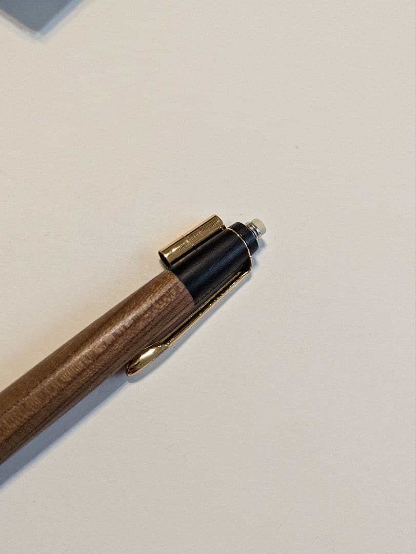 野原工芸　欅　新形　シャープペンシル