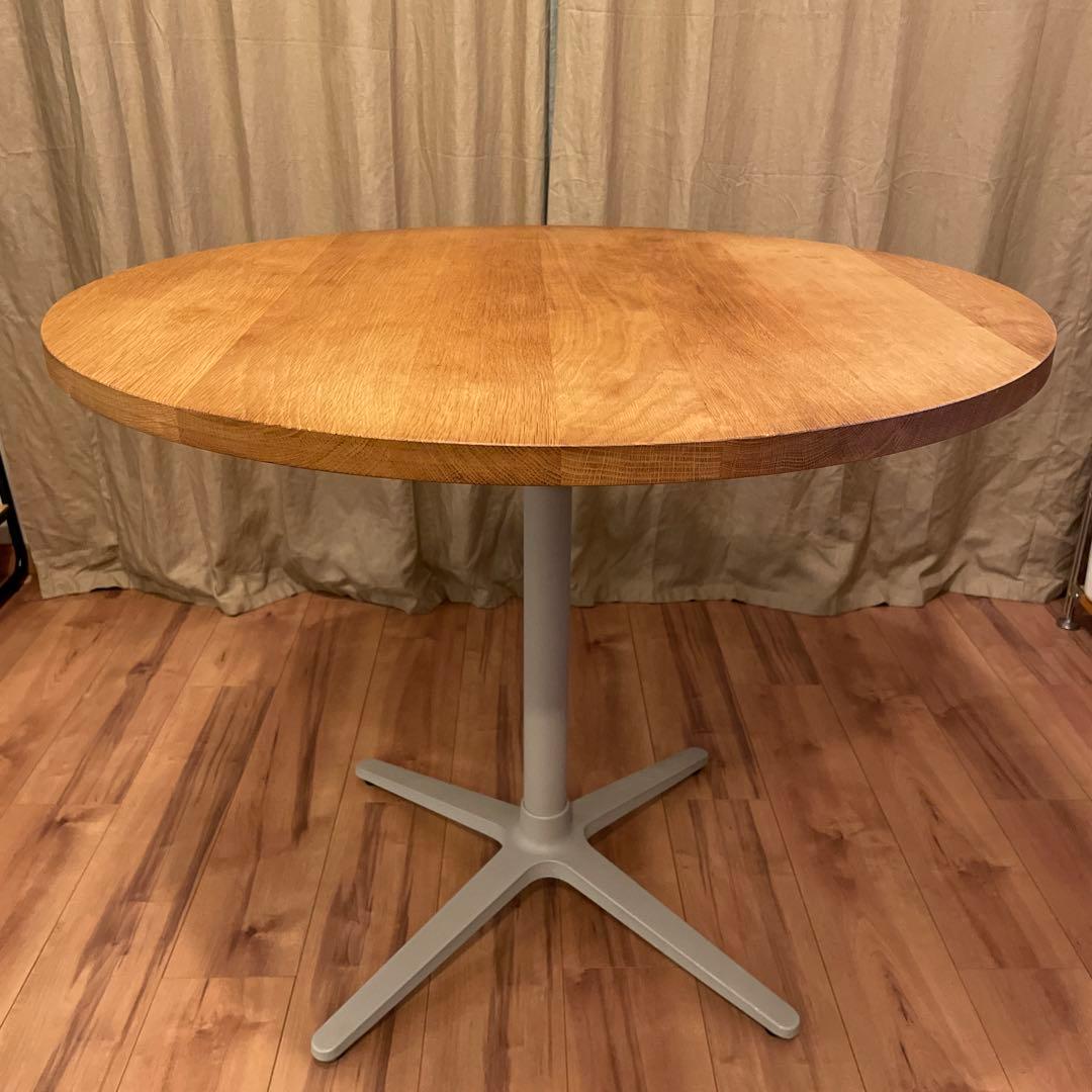 greeniche Round Cafe Table 900 オーク