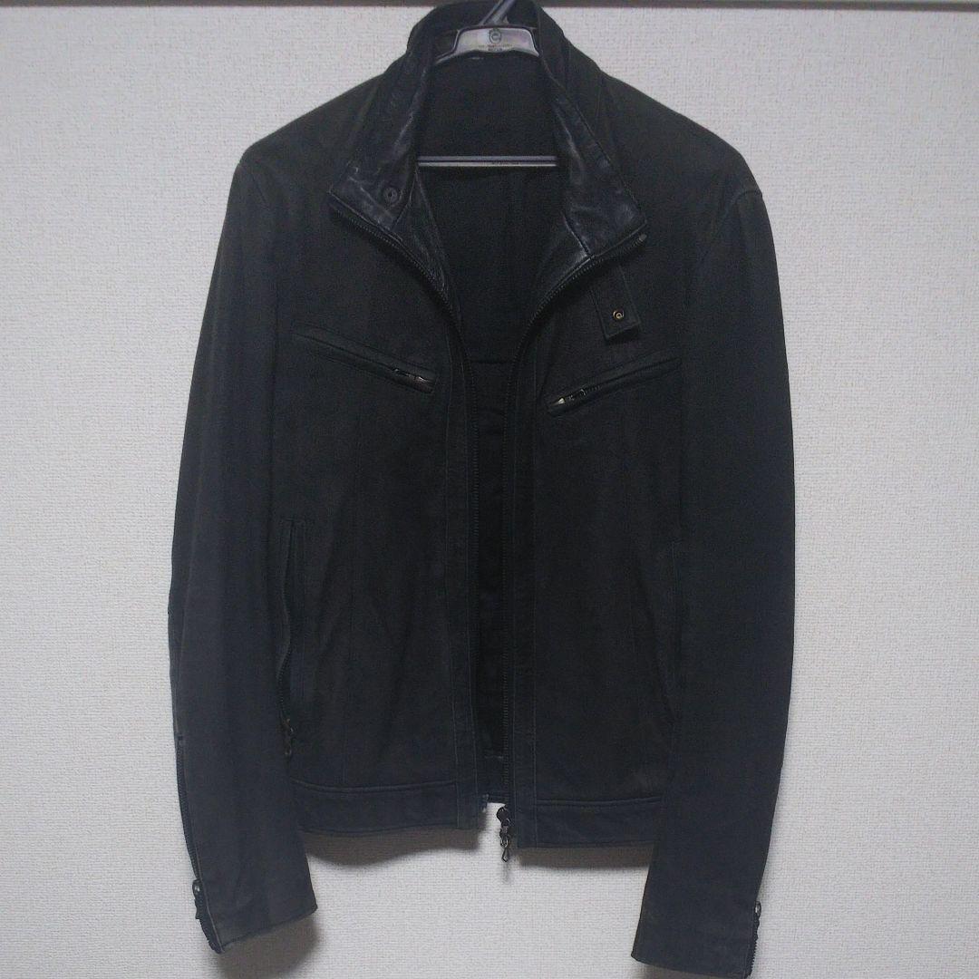 SHELLACシングルライダースジャケット