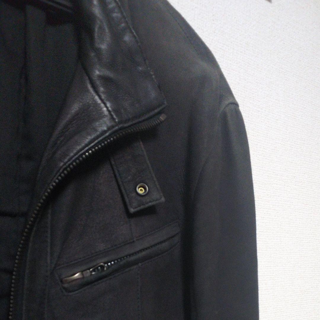 SHELLACシングルライダースジャケット