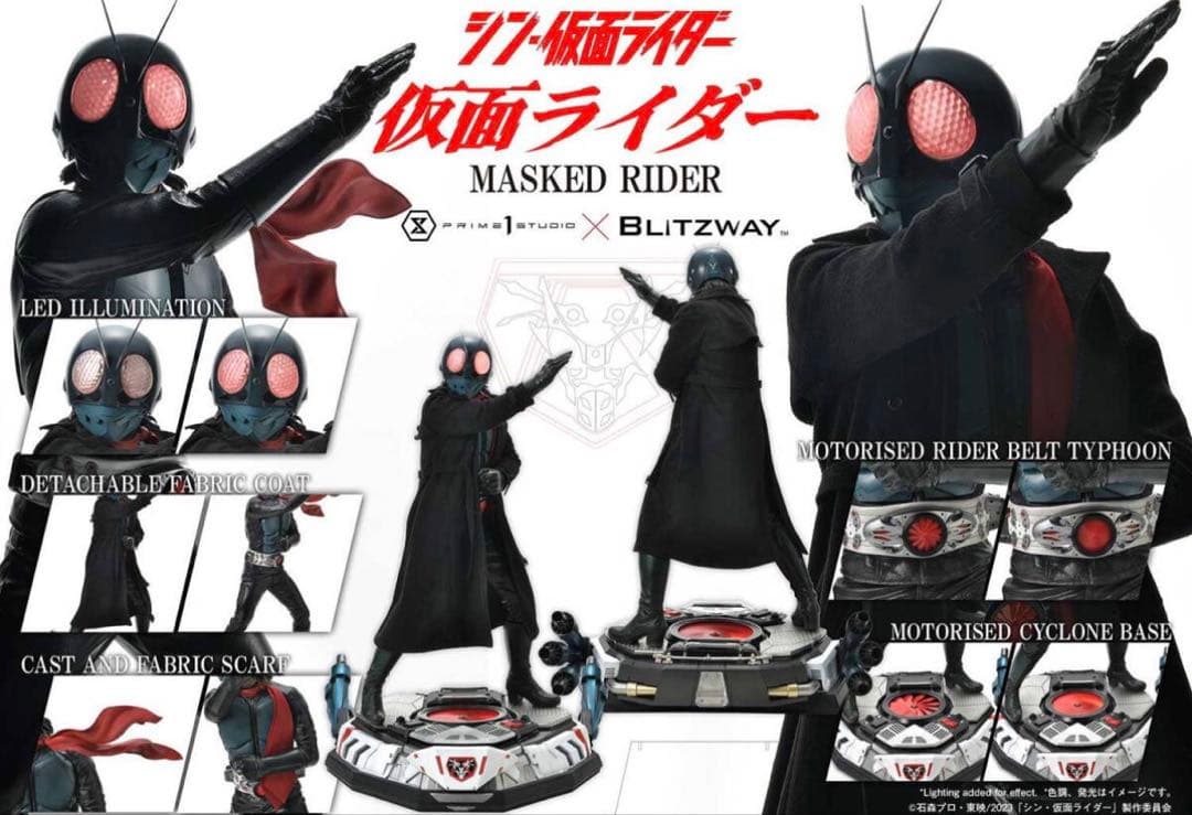 1万2000円引き完売品シン・仮面ライダー 1/4スタチュー プライム1スタジオ