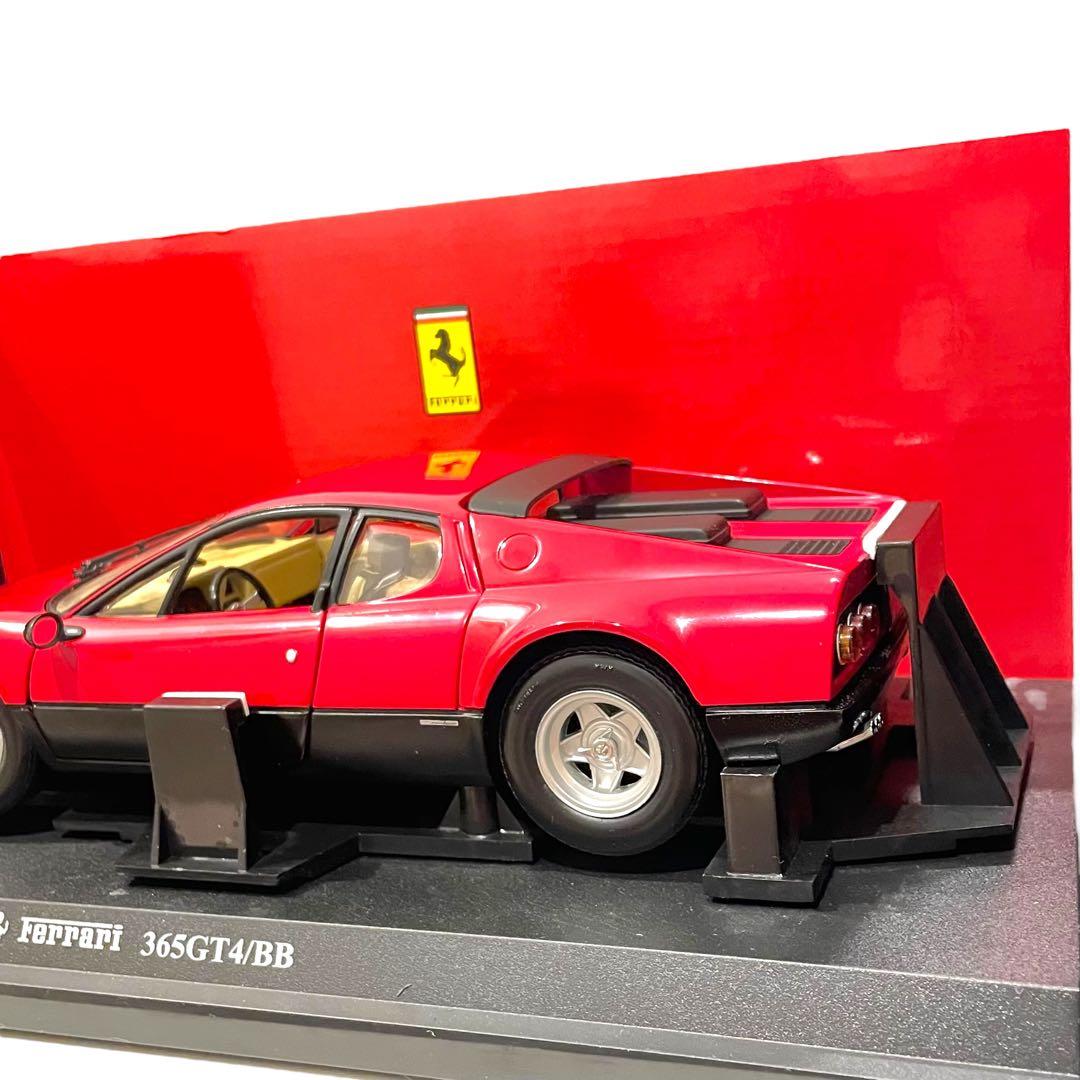 新品 未使用 1/18ミニカー 京商 フェラーリ365GT4/BB レッド