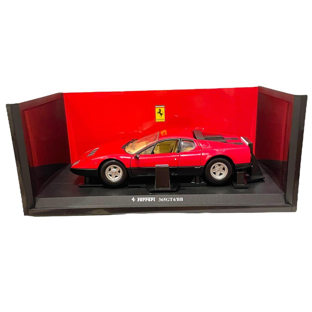 新品 未使用 1/18ミニカー 京商 フェラーリ365GT4/BB レッド