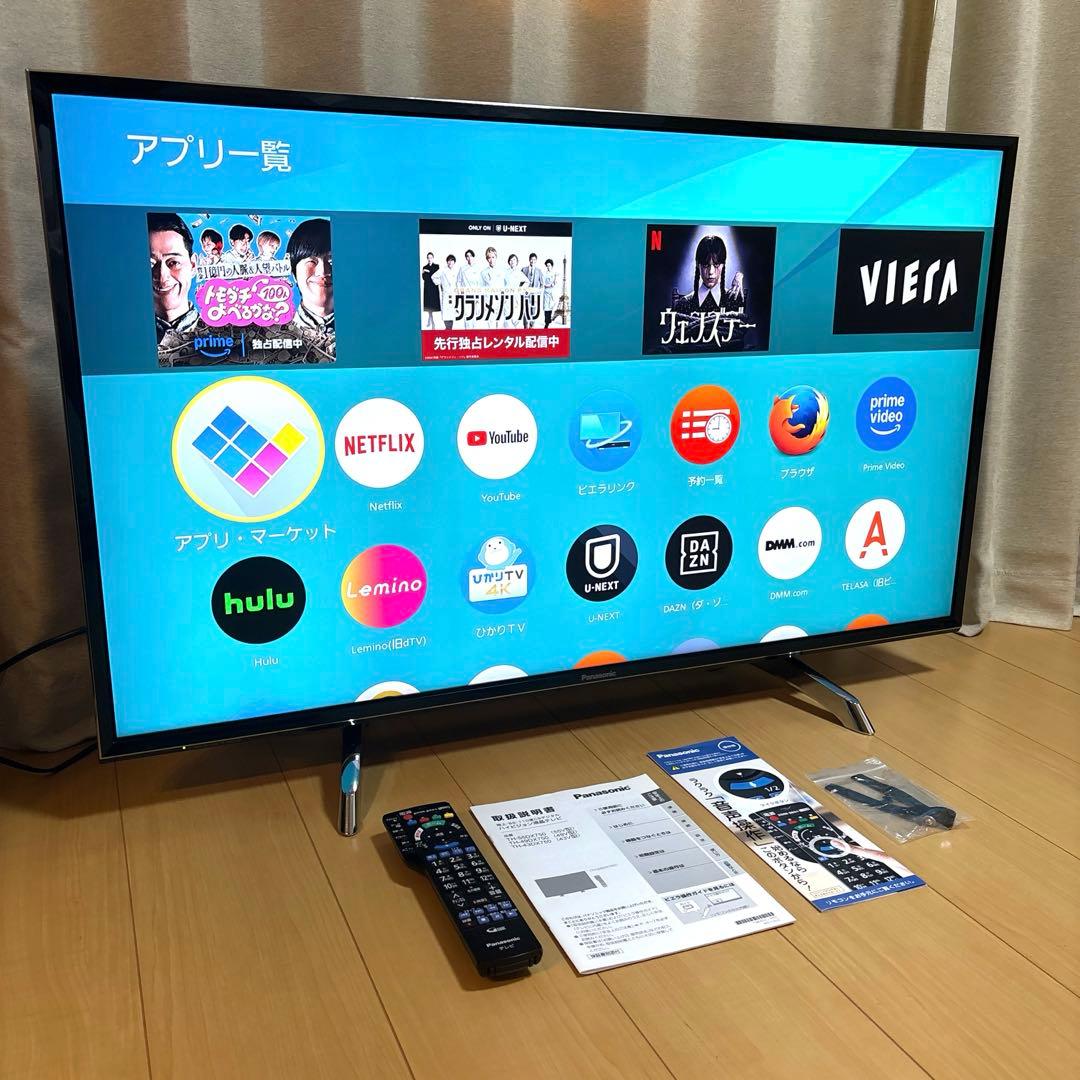 【中古 美品】パナソニック 43型 4K 液晶テレビTH-43DX750
