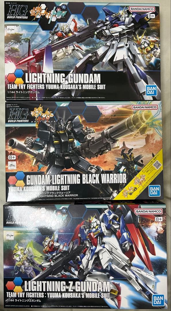 ガンプラ HG ジムスナイパーⅡ ジムコマンド　ガンダム ライトニングガンダム他