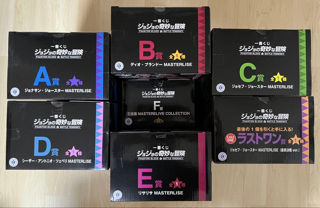 一番くじ　ジョジョの奇妙な冒険 ファントムブラッド フィギュアコンプセット