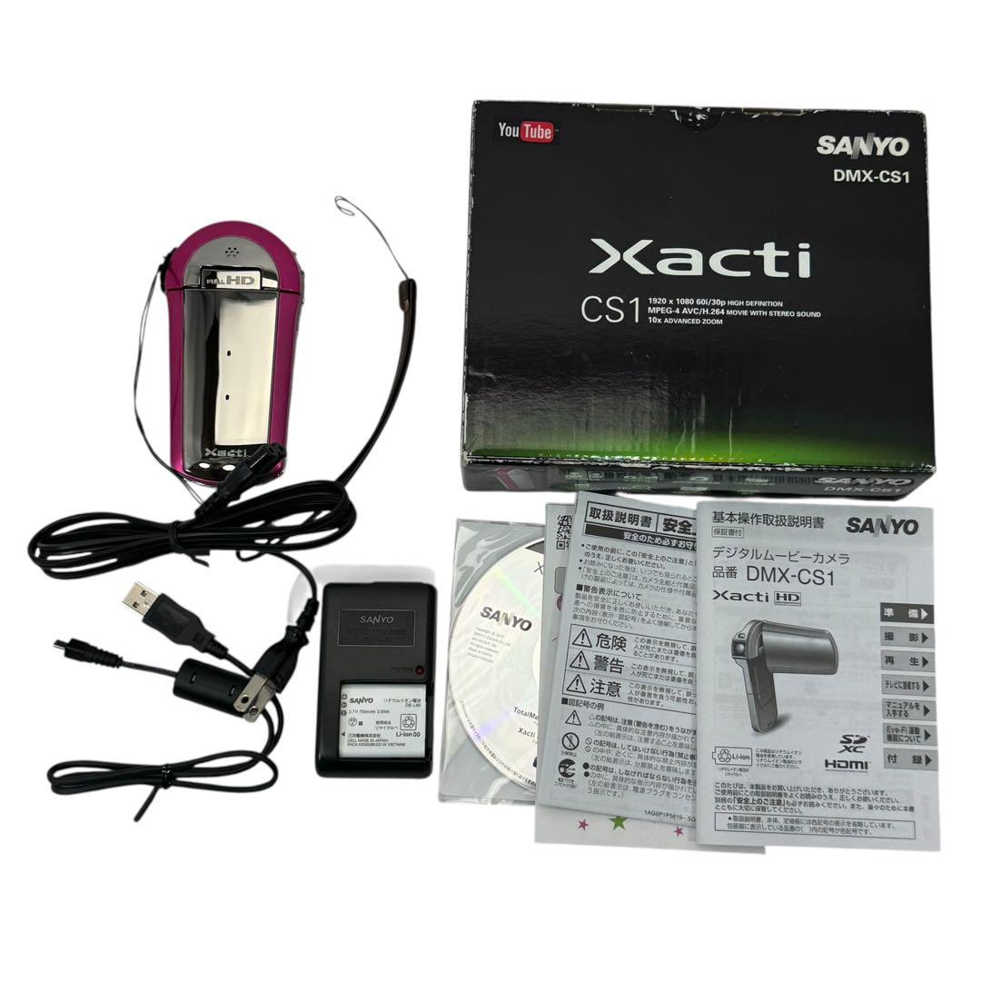 sanyo xacti DMX-CS1 ピンク 美品【動作確認ＯＫ】