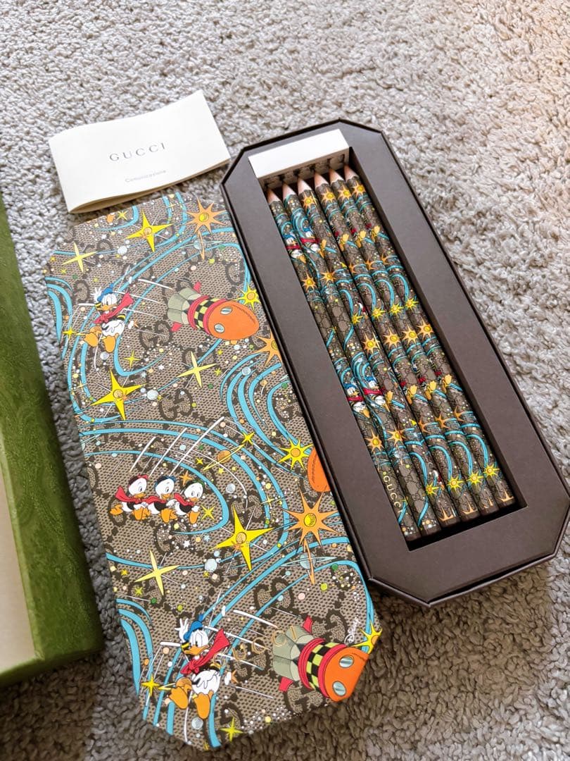 新品未使用 GUCCI Disney グッチ ディズニーコラボ 鉛筆6本セット