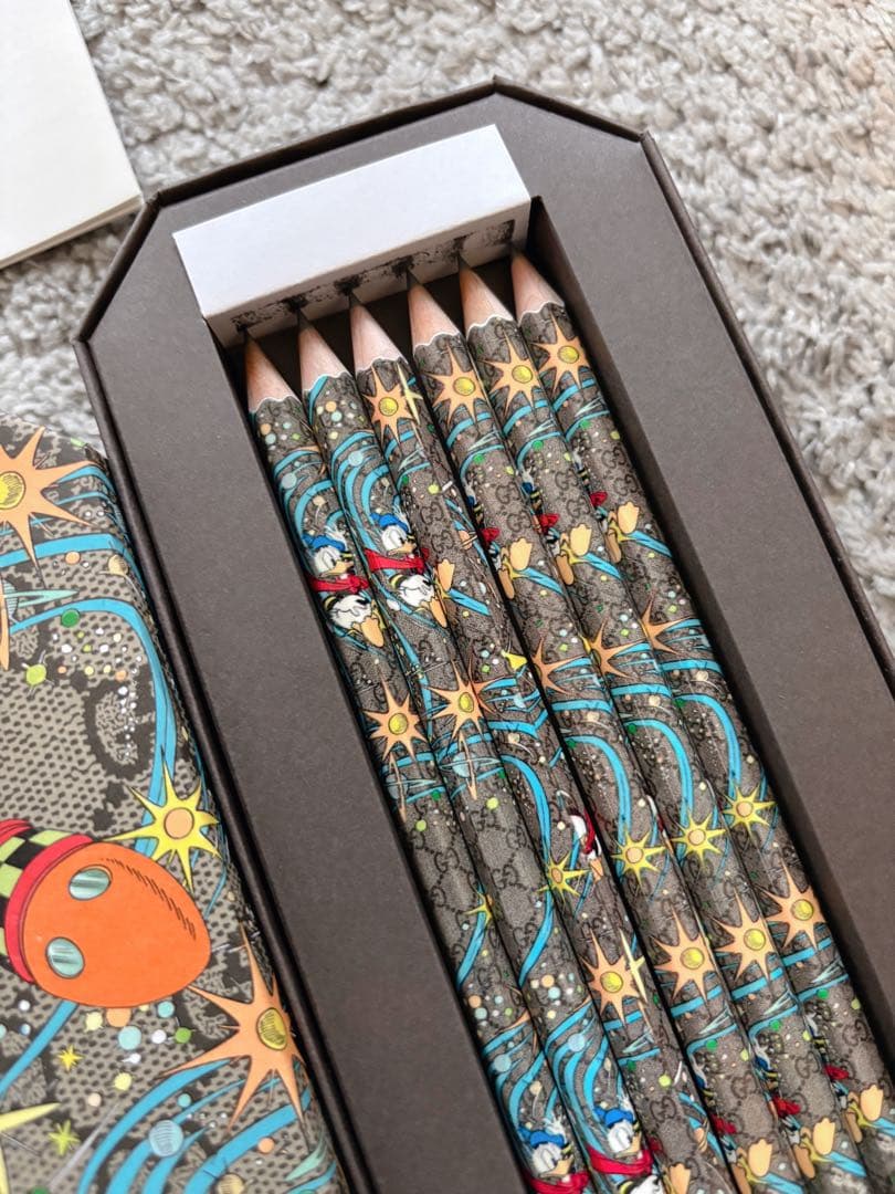 新品未使用 GUCCI Disney グッチ ディズニーコラボ 鉛筆6本セット