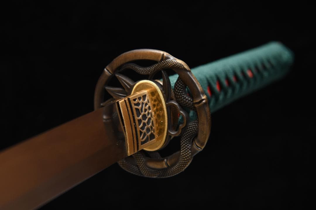 竹の葉青打刀 日本刀 模造刀 居合刀 武士道 武蔵 鑑賞用 手鍛造打