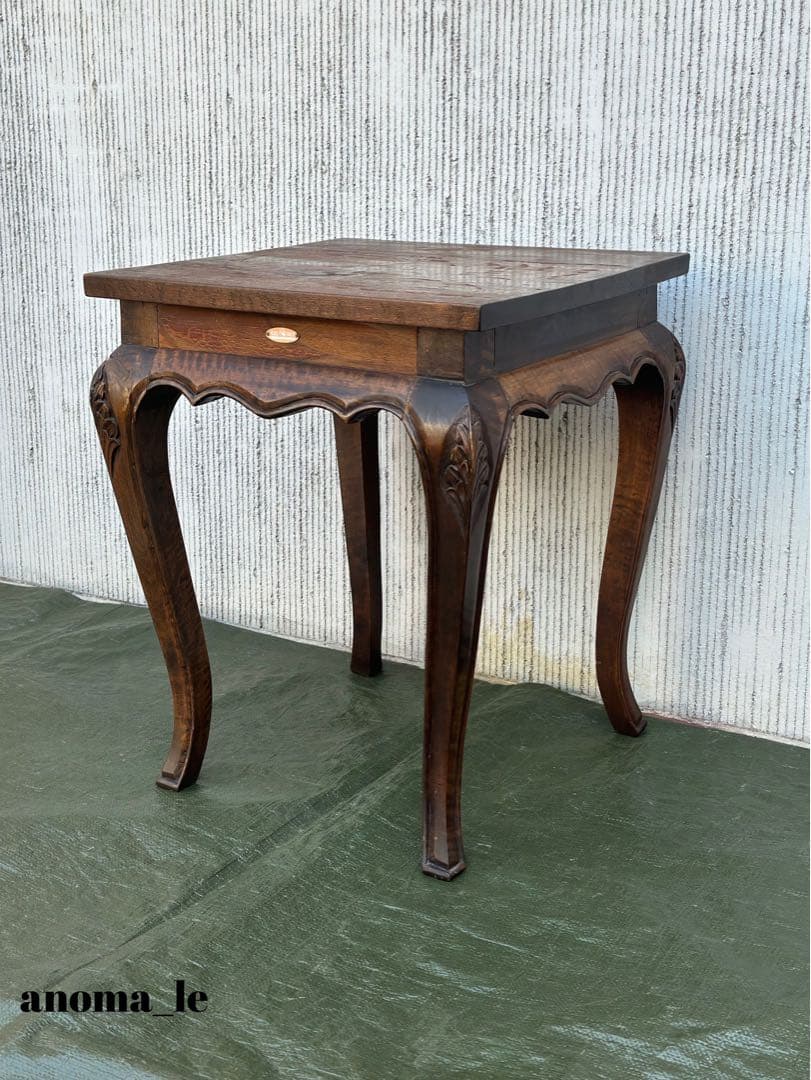 【サイドテーブル】2　木製　神戸洋家具　COLONY　HOUSE　飾り台　花台