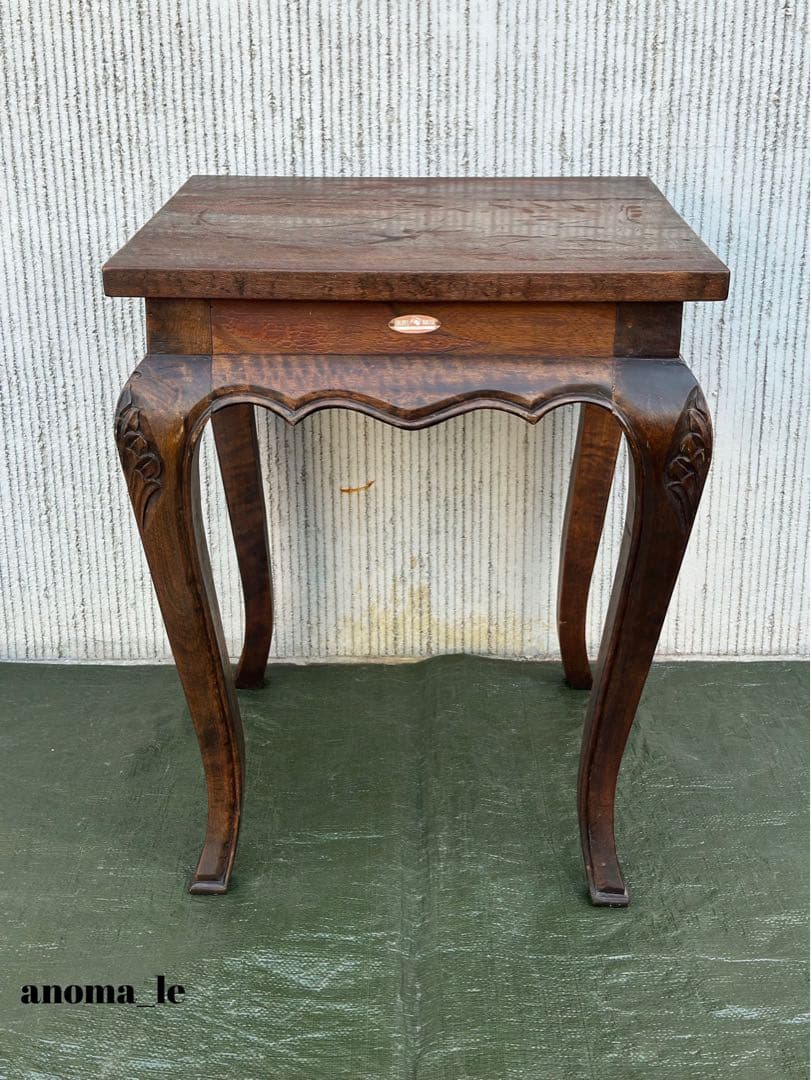 【サイドテーブル】2　木製　神戸洋家具　COLONY　HOUSE　飾り台　花台