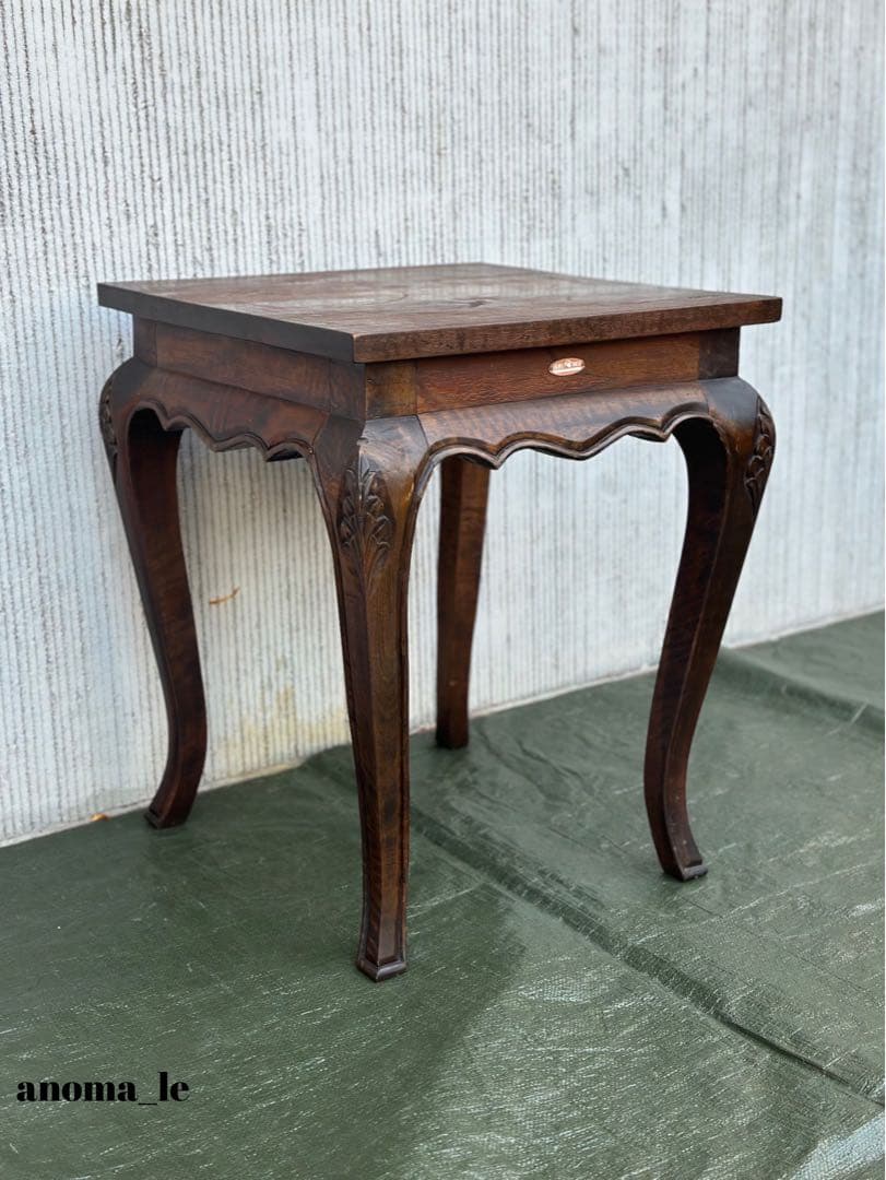 【サイドテーブル】2　木製　神戸洋家具　COLONY　HOUSE　飾り台　花台