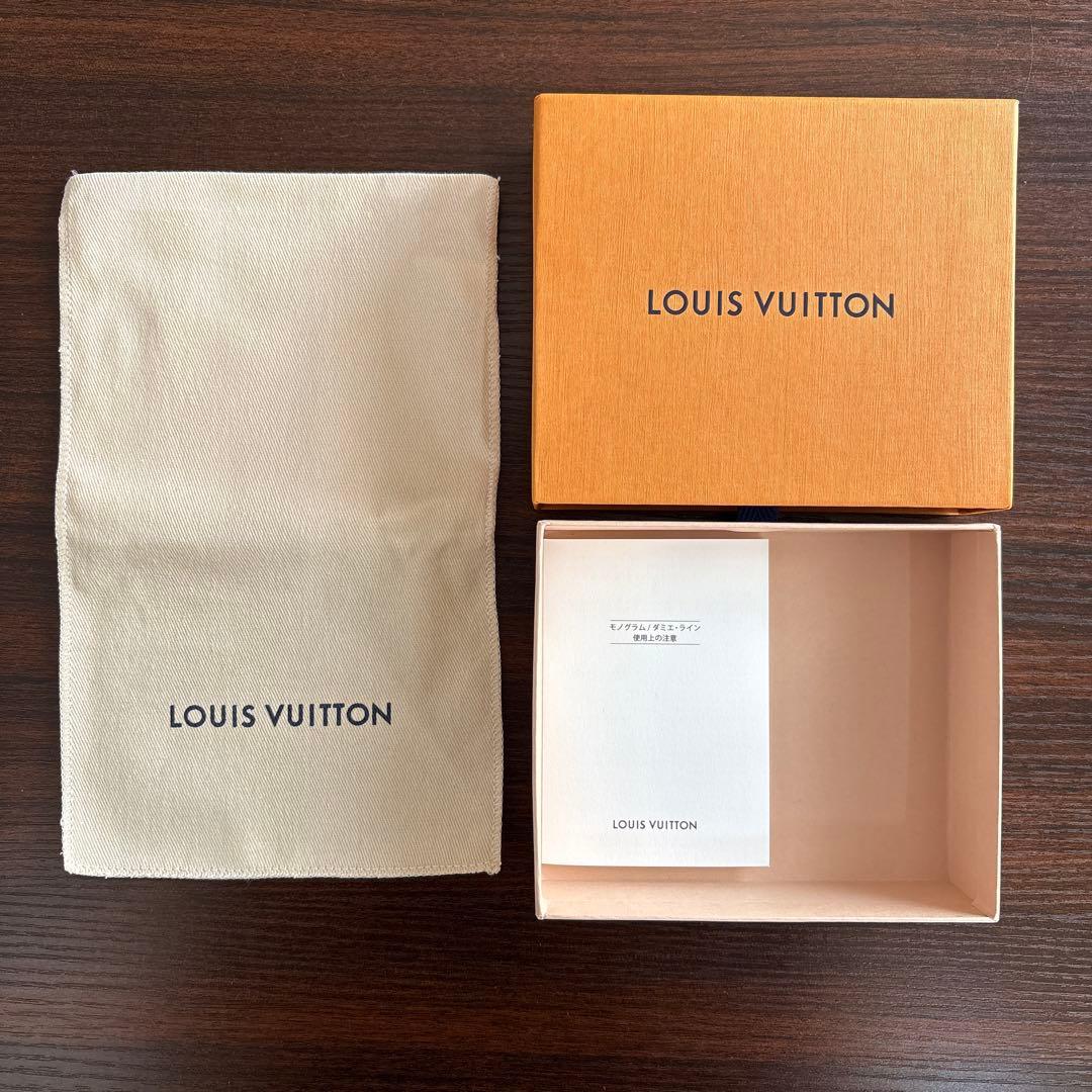 LOUIS VUITTON ダミエ・キャンバス 三つ折り財布 箱付き