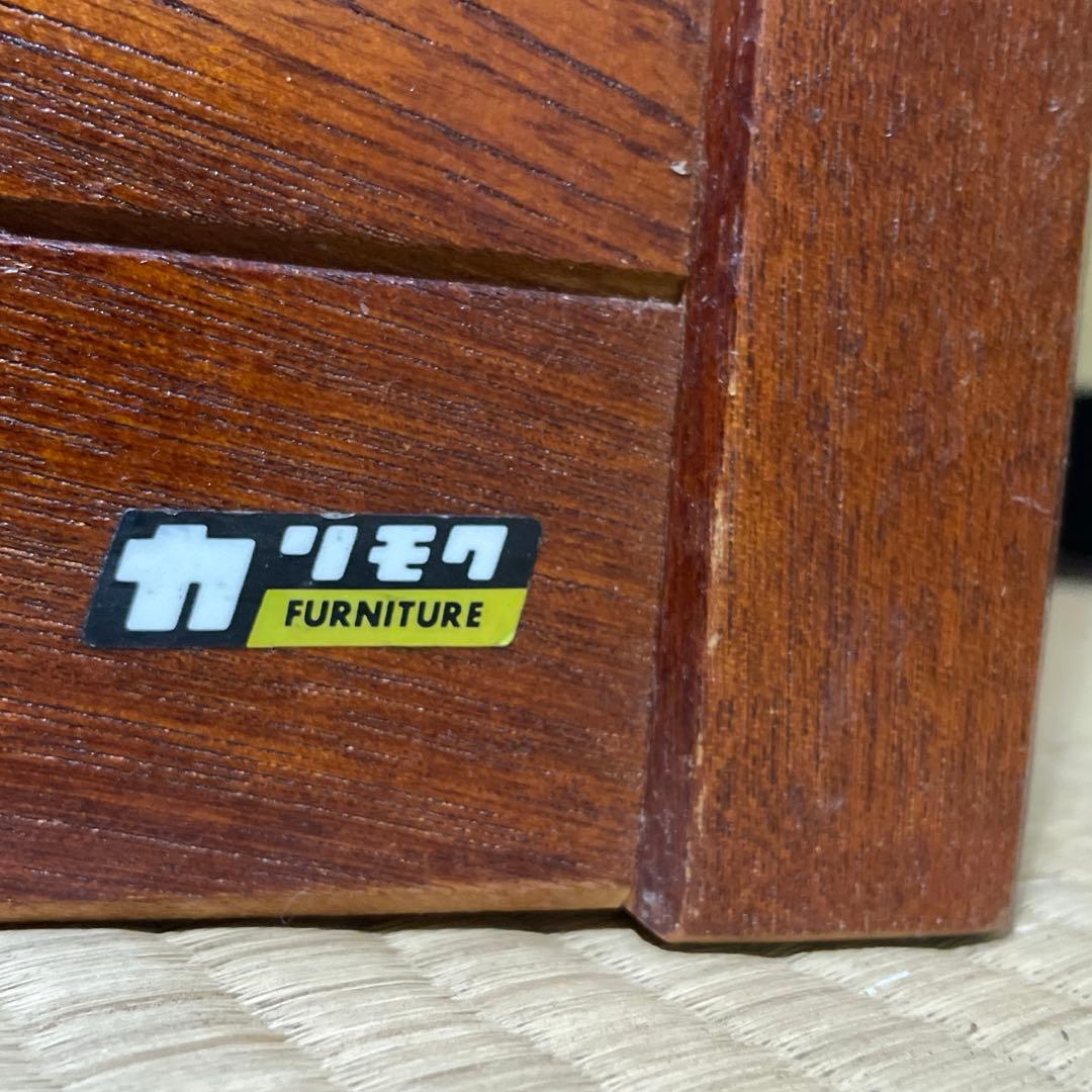 カリモク家具 茶箪笥 収納棚 飾り棚 ケヤキ