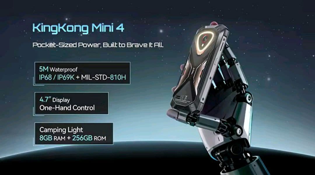 cubot kingkong mini4 t616 8GB 256GBシムフリー