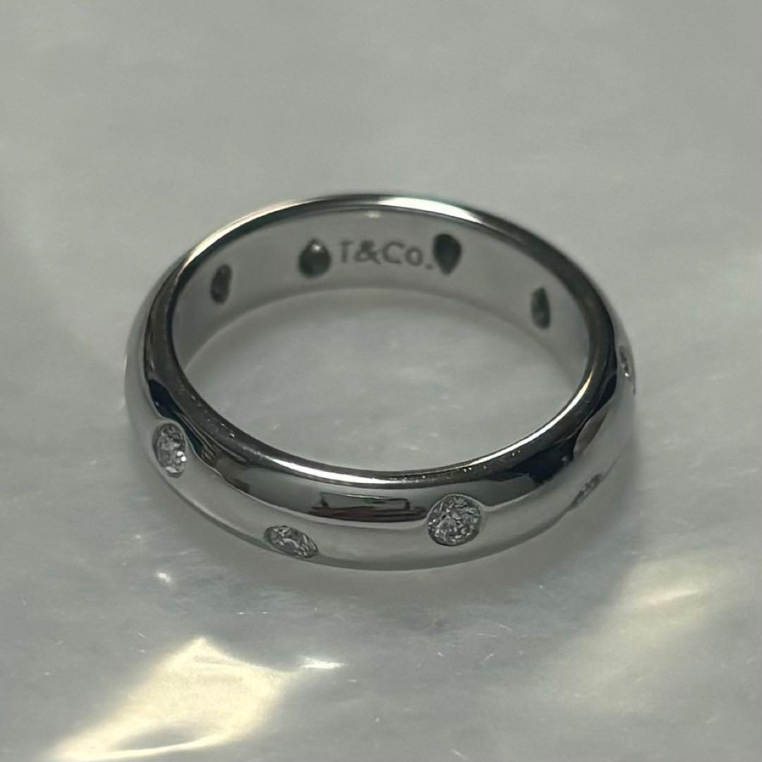 TIFFANY&Co. ティファニー　ドッツ ダイヤリング　Pt950 7号