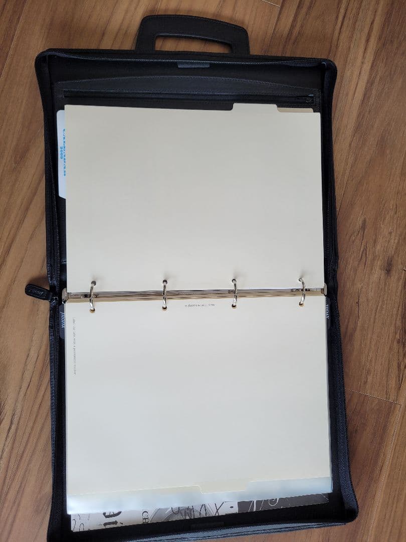 【filofax】A4書類ケース システム手帳