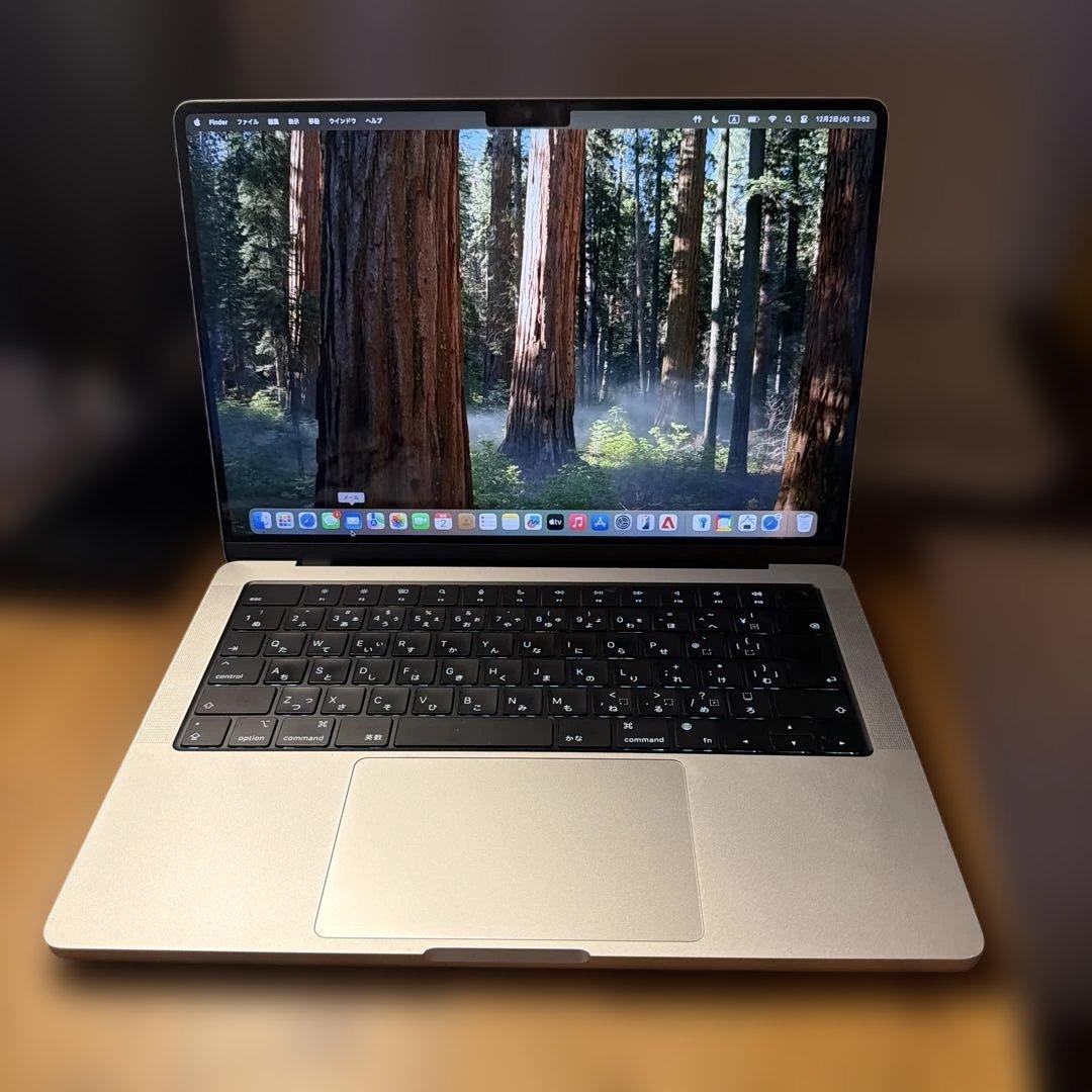 MacBook Pro 14インチ M1 16GB ストレージ512