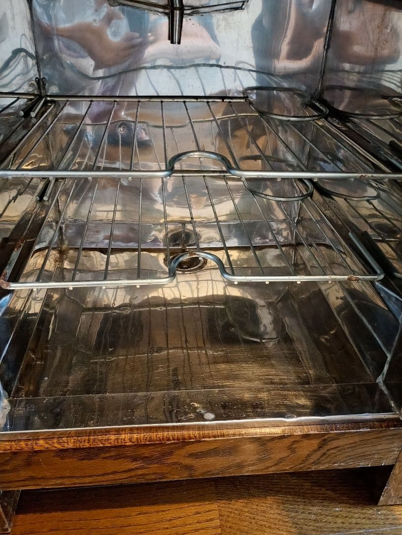 【値下げ中】昭和レトロ　 木製ダブルドア冷蔵庫・保冷庫