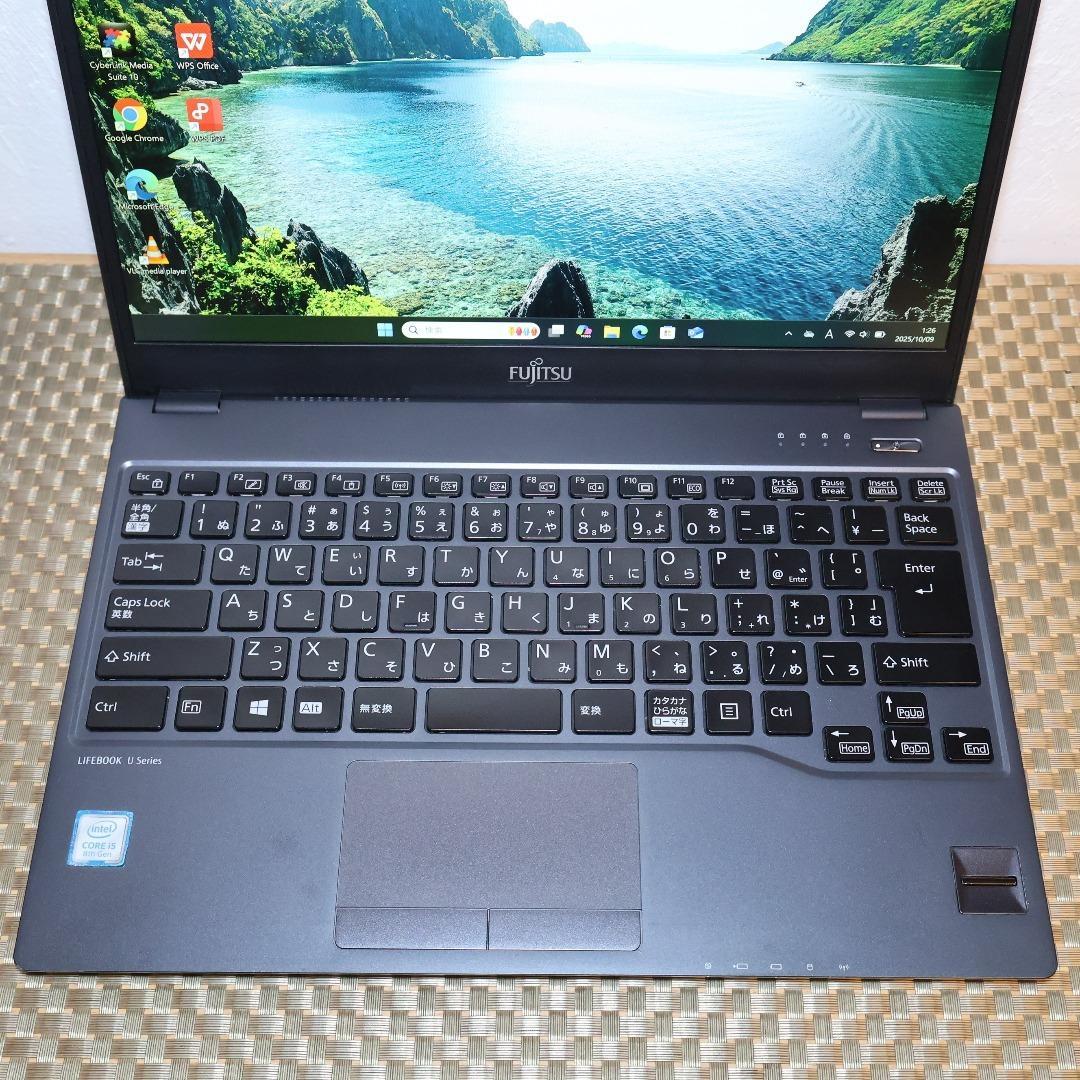 小型！Win11公式対応8世代Corei5/メ8G/SSD/無線/カメラ/FHD