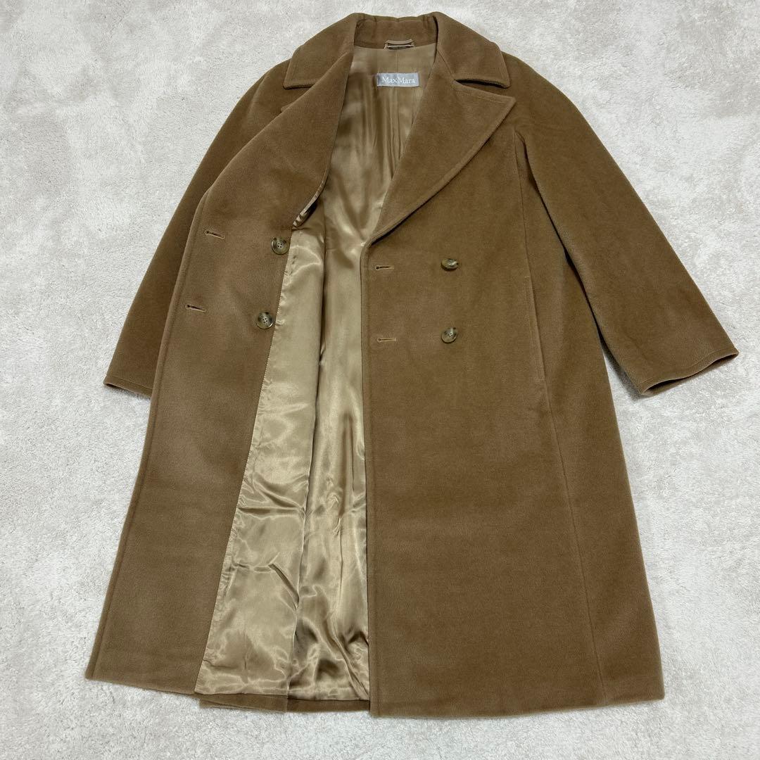 ♦︎新品同様♦︎MaxMara♦︎ブラウン♦︎ダブルブレストコート♦︎M8