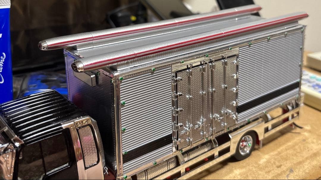 デコトラアオシマ　1/32 バリューデコトラ　三代目ワリバシ慕情　未組立