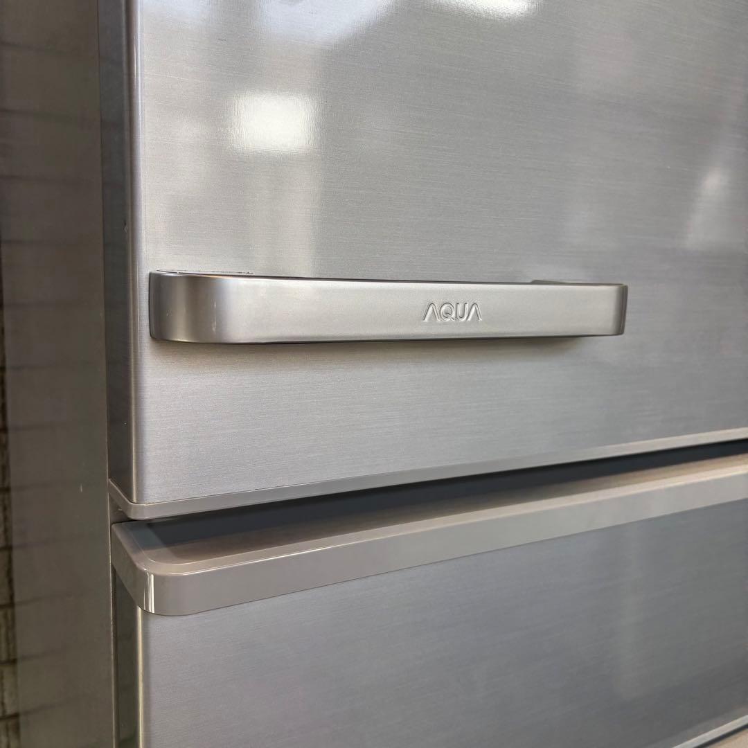 AQUA 355L 冷蔵庫 大容量 スリム 人気モデル【地域限定配送無料】