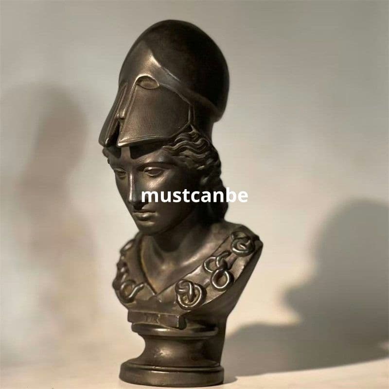 石像 アテナ像 知恵女神 リビング 玄関書斎 デスク 装飾品 工芸品 美術品置物