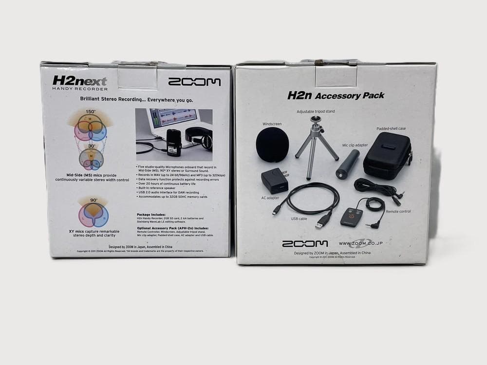 ◆ZOOM H2next APH-2n ハンディーレコーダーセット 09090