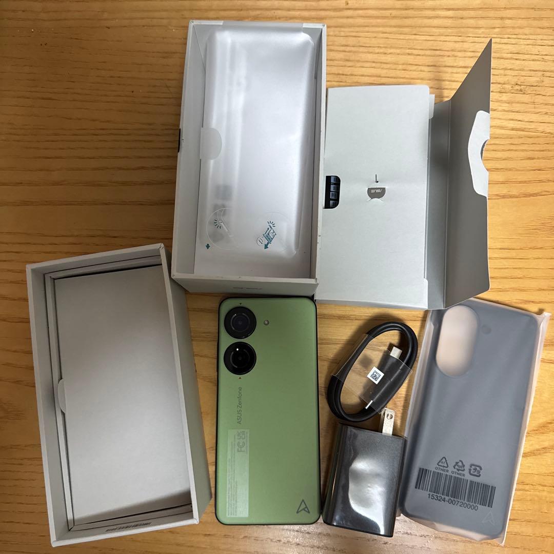 ASUS Zenfone 10 グリーン 本体