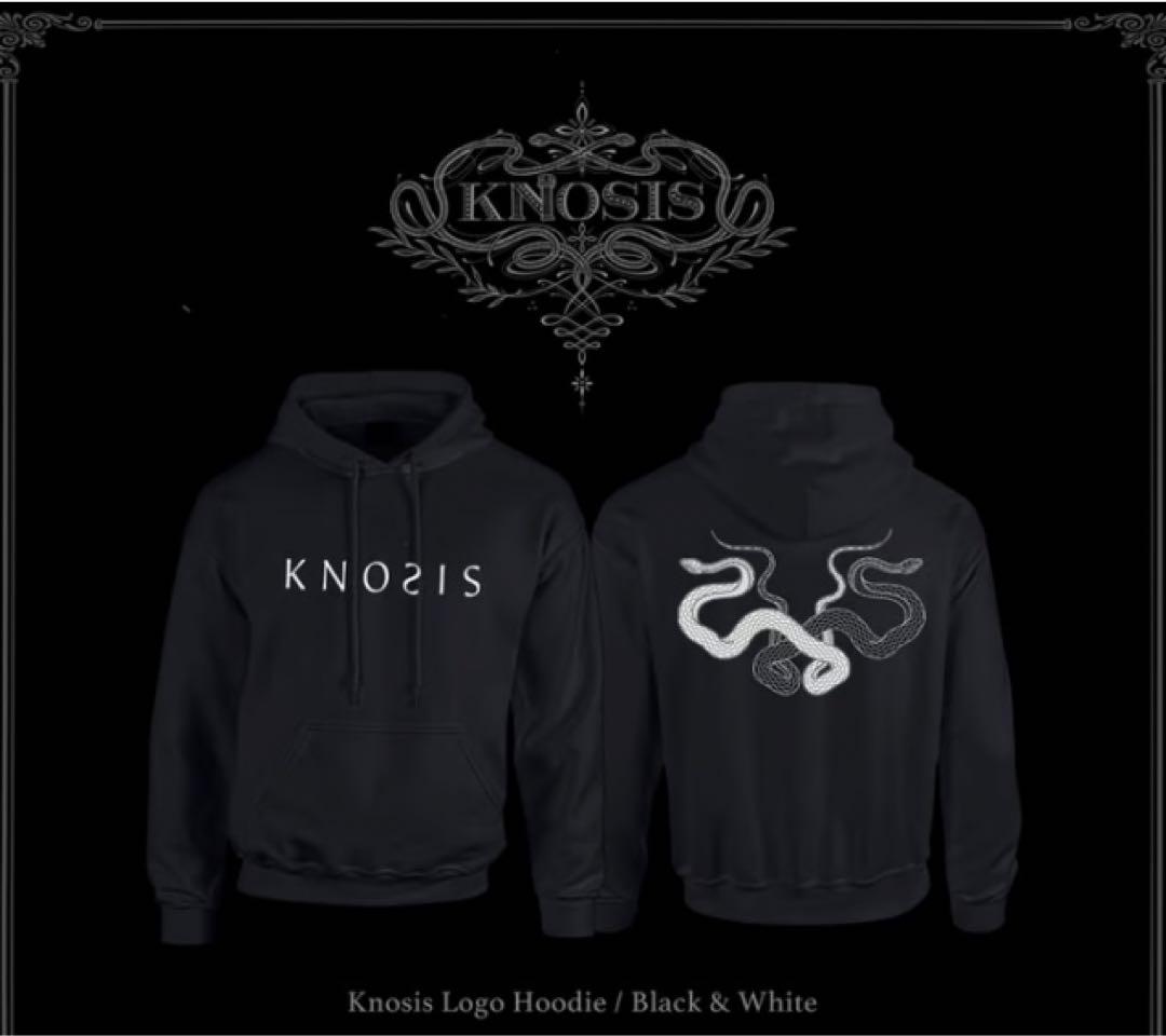 KNOSIS 蛇デザイン フーディ Mサイズ GILDAN