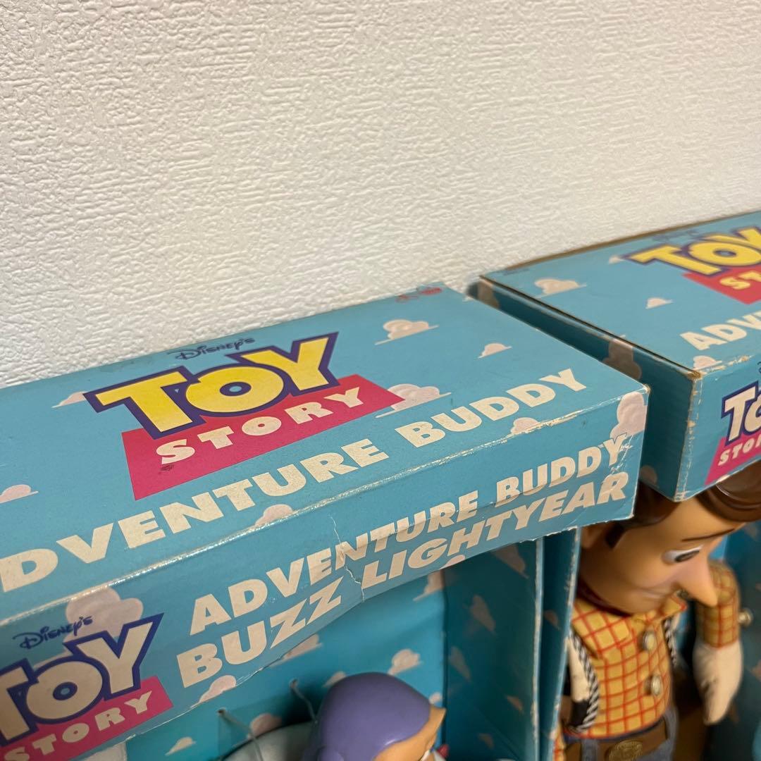 【1000円引】95年製 トイストーリー ウッディ バズ ジャンボ フィギュア