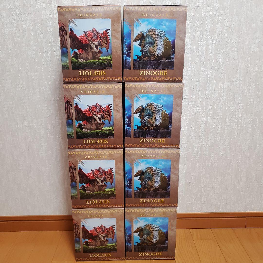 モンスターハンター 鎮座獣　フィギュアセット ジンオウガ リオレウス8体セット