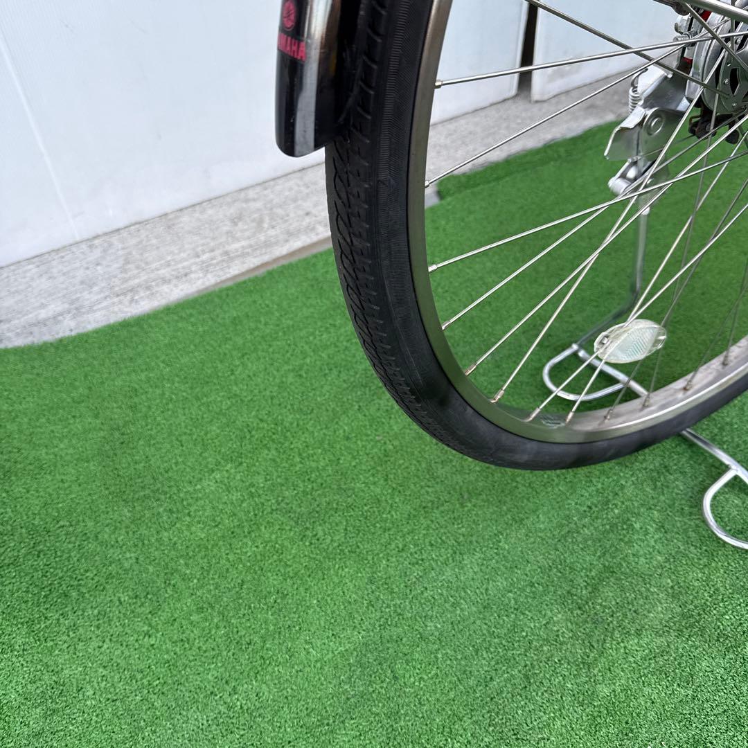 YAMAHAヤマハ電動アシスト自転車26インチ 12.3Ah レッド