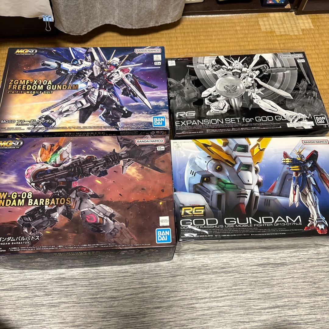 SDMG・RG ガンプラセット 4点セット