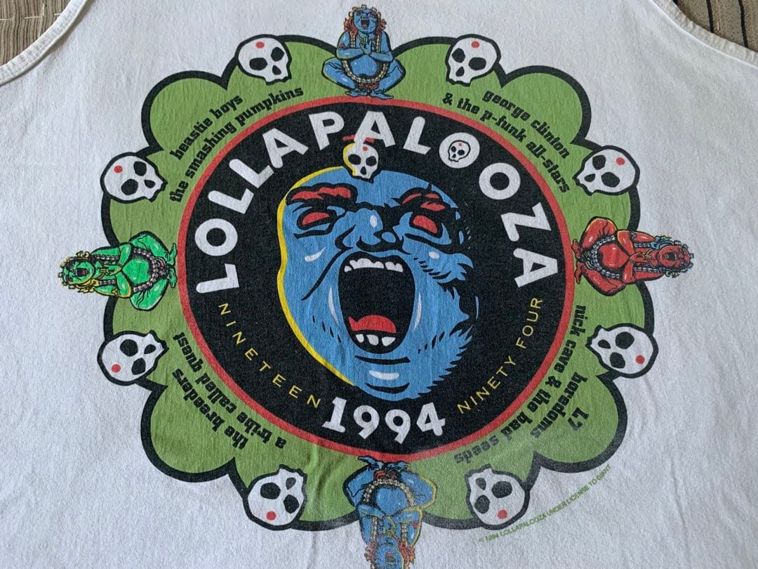 90s 1994 lollapalooza vtg タンクトップ ロラパルーザ