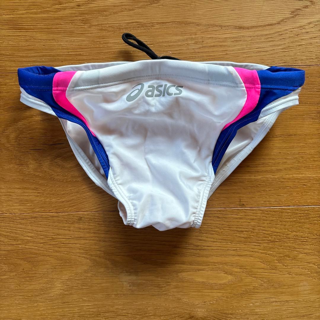 N*Z様 asics 競泳水着 XO ホワイト/ブルー/ピンク　ハイドロCD