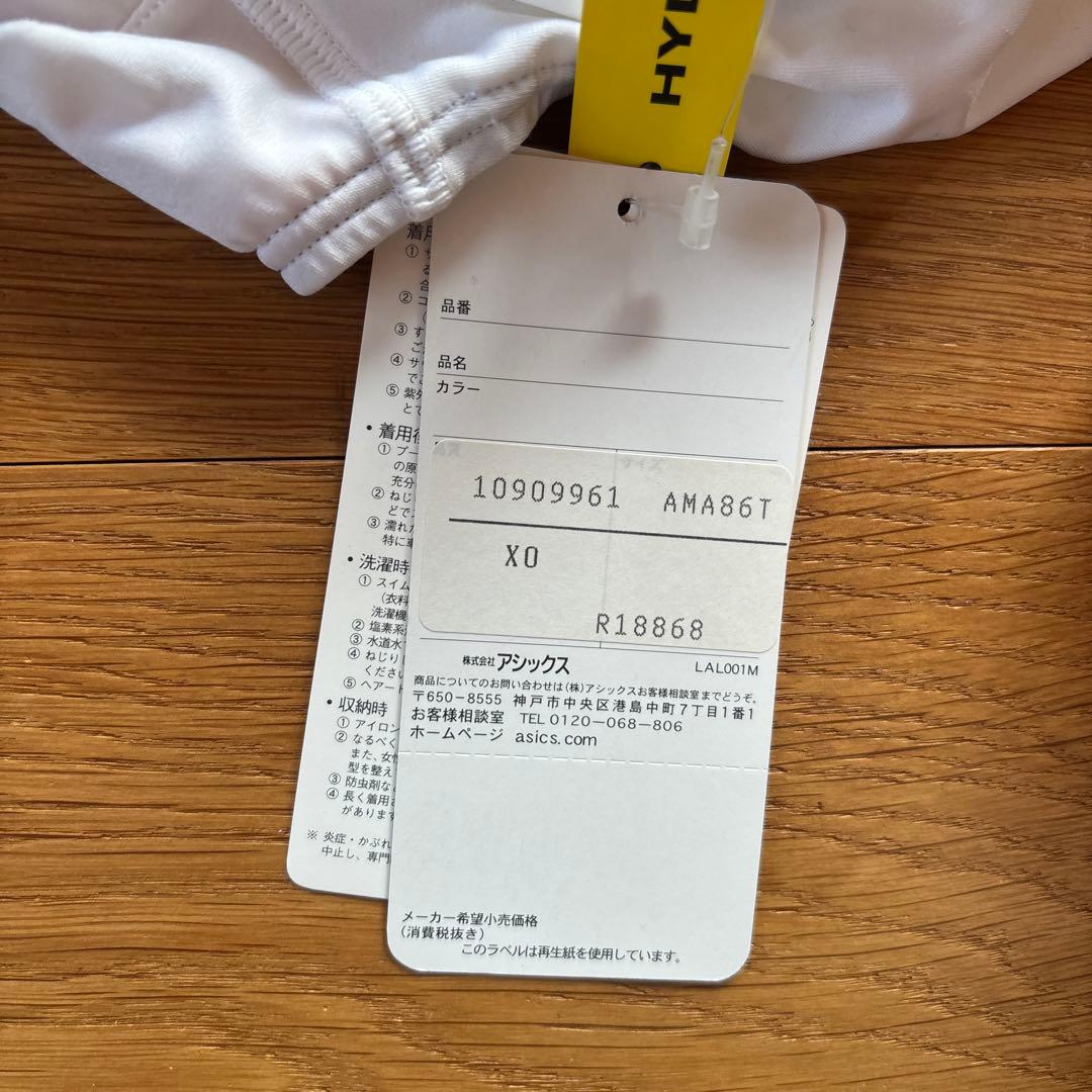 N*Z様 asics 競泳水着 XO ホワイト/ブルー/ピンク　ハイドロCD