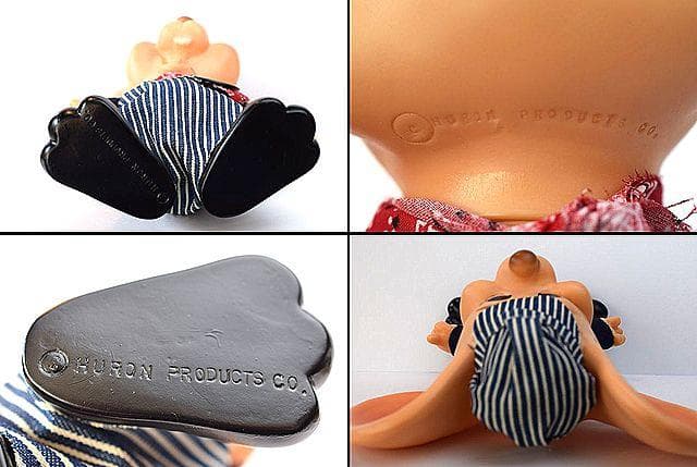 1970’s トッポジージョ ビンテージ 貯金箱 ソフビ TOY ヒッコリー