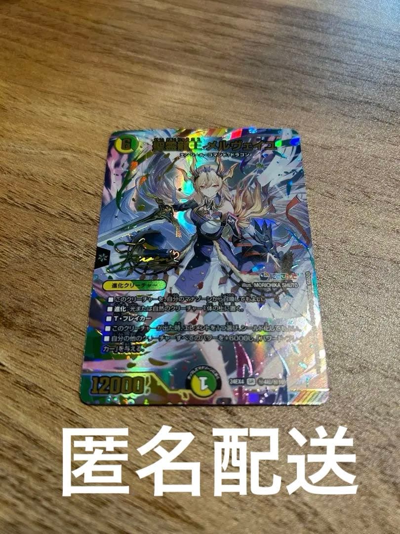 聖霊龍王 メルヴェイユ サイン SR デュエマ