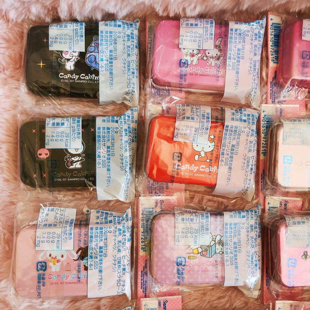 希少激レア　サンリオ　歴代　キャラミンチュ　スライド缶　2007 平成レトロ