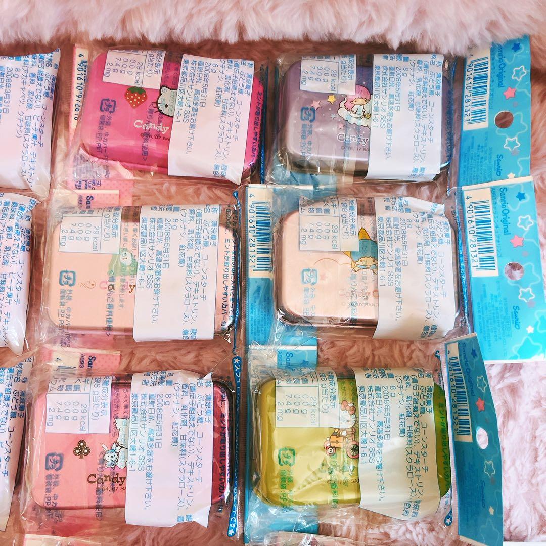 希少激レア　サンリオ　歴代　キャラミンチュ　スライド缶　2007 平成レトロ