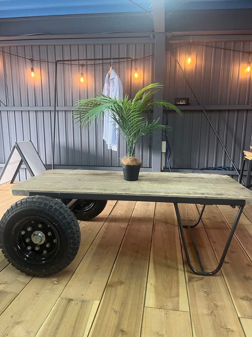 移動式アイアンテーブル　送料込み