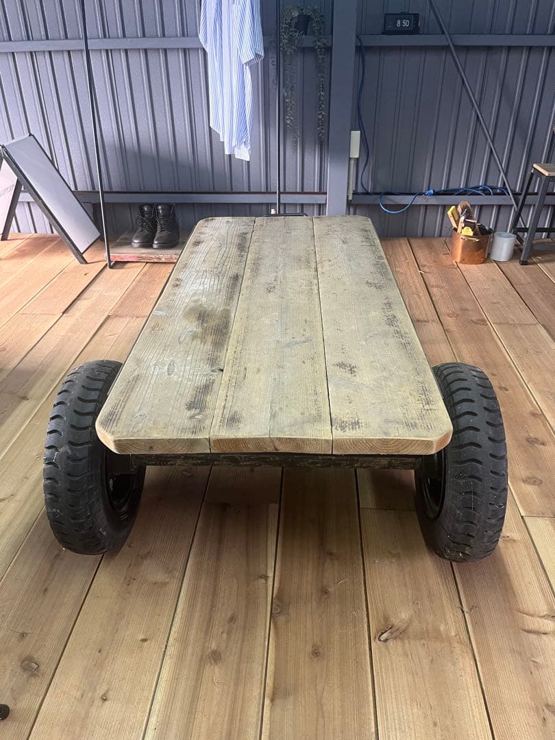 移動式アイアンテーブル　送料込み