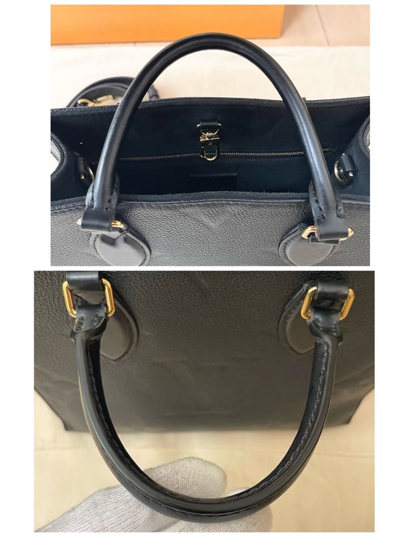 RFID 正規品 ルイヴィトン オンザゴーPM アンプラント ブラック