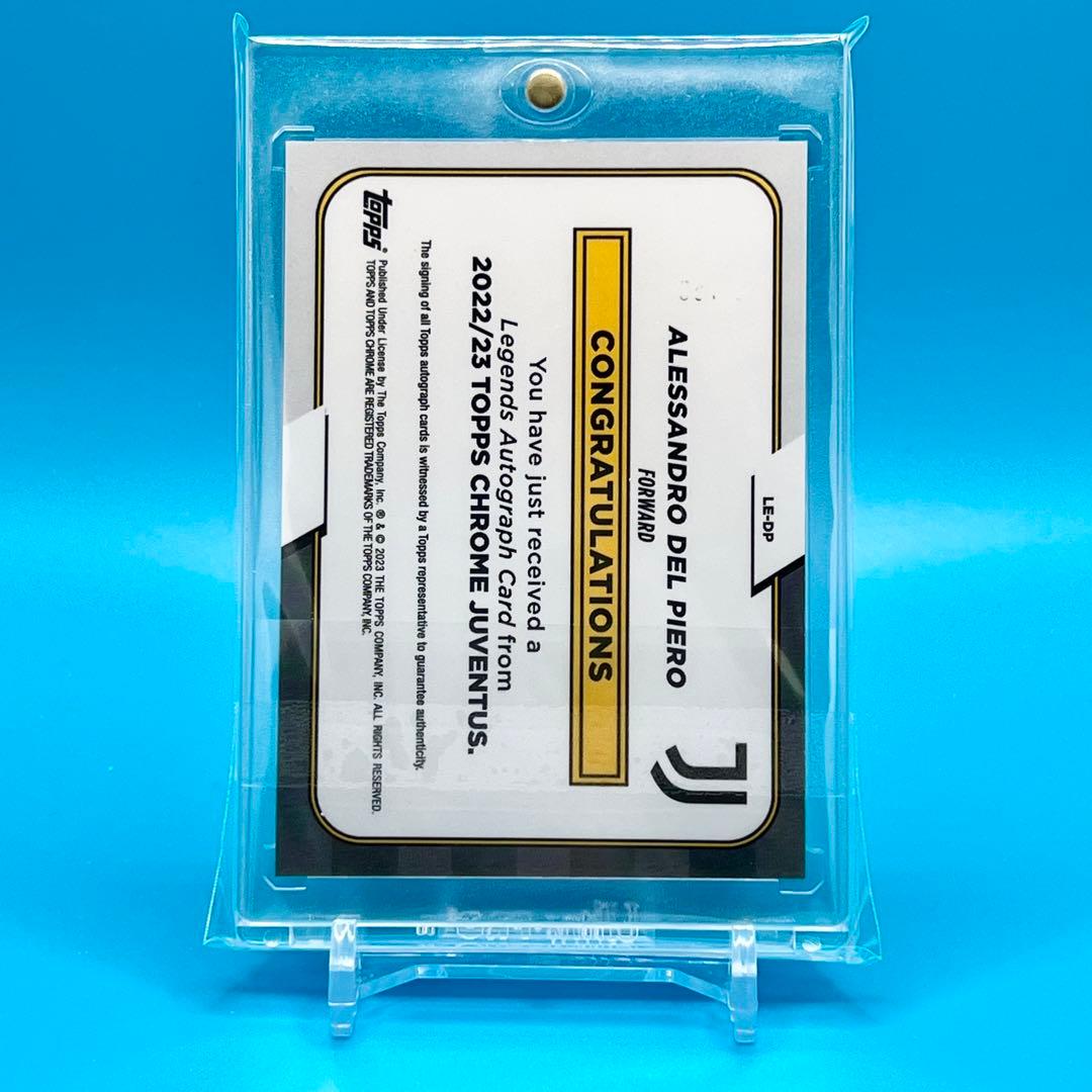 22-23 Topps DEL PIERO デルピエロ 直筆サイン 50シリ