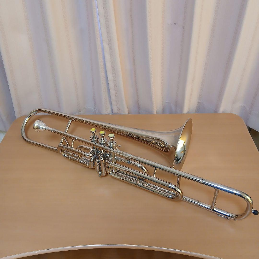 Nasir Ali バルブトロンボーン B♭ニッケルメッキ仕上げ