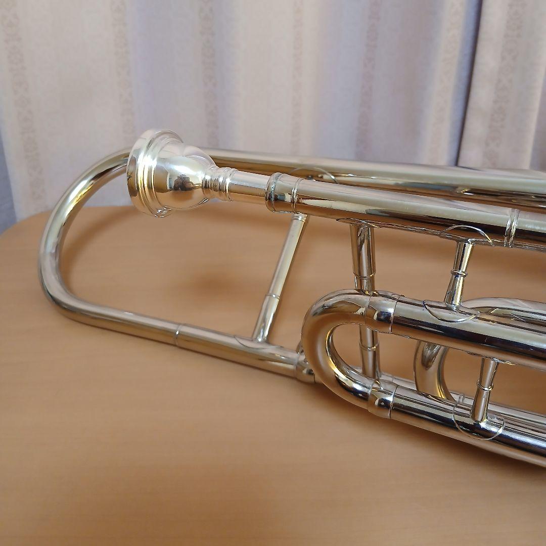 Nasir Ali バルブトロンボーン B♭ニッケルメッキ仕上げ