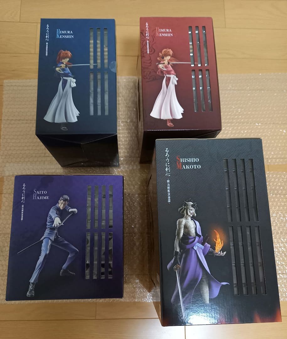 【新品未開封】るろうに剣心　G.E.M.シリーズ　フィギュア　4点セット　レア